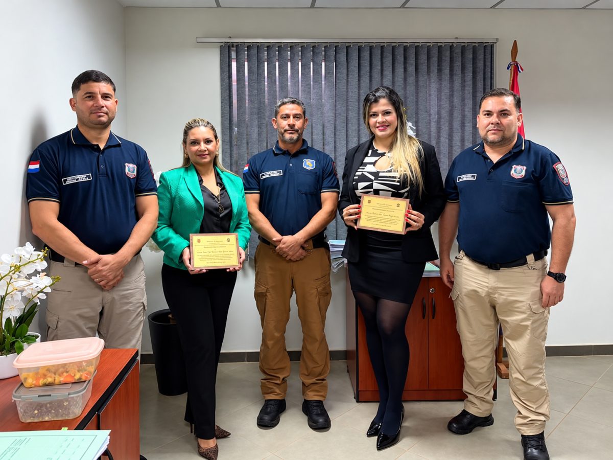 Reconocen destacada labor de agentes fiscales de Pedro Juan en la lucha contra el narcotráfico