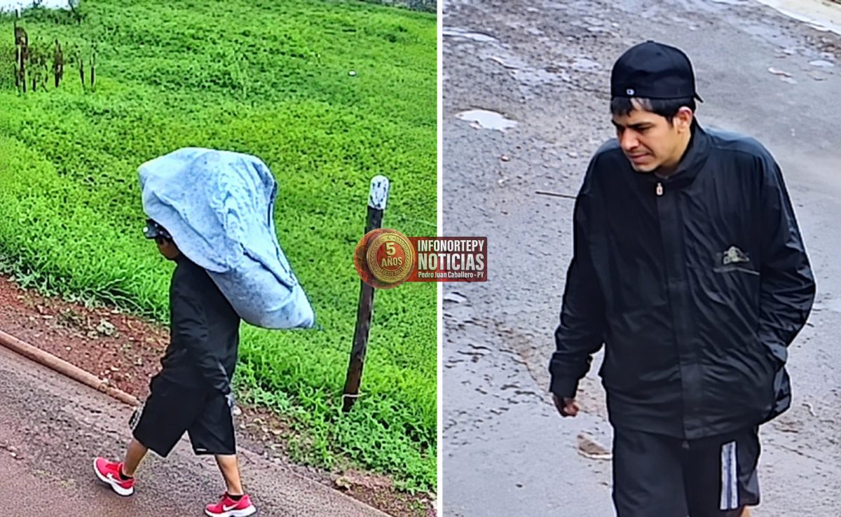 Delincuente ingresó a un quincho de eventos y se llevó televisor, equipos de sonido y colchones en Pedro Juan