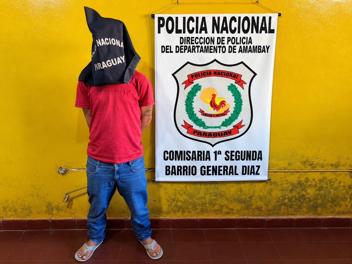 Detienen a hombre con orden de captura tras denuncia por presunta violencia familiar en Pedro Juan