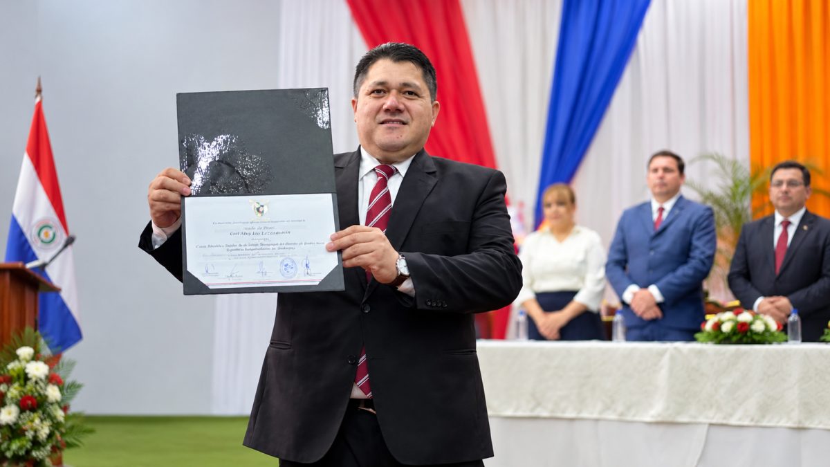 Abog. Ivo Lezcano es proclamado nuevamente concejal municipal electo por la ANR en Pedro Juan