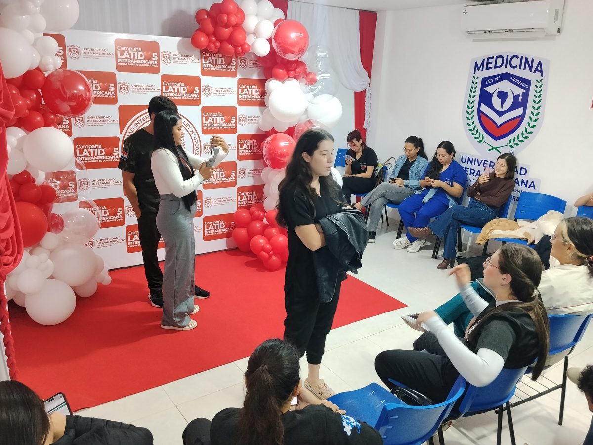 Universidad Interamericana realiza campaña de donación de sangre en Pedro Juan