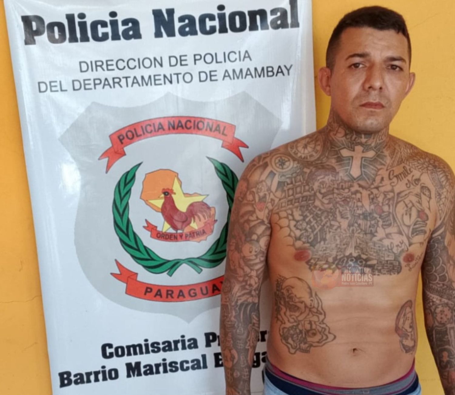 Brasileño con tobillera electrónica es aprehendido por incumplir medidas y conducir sin licencia en Pedro Juan
