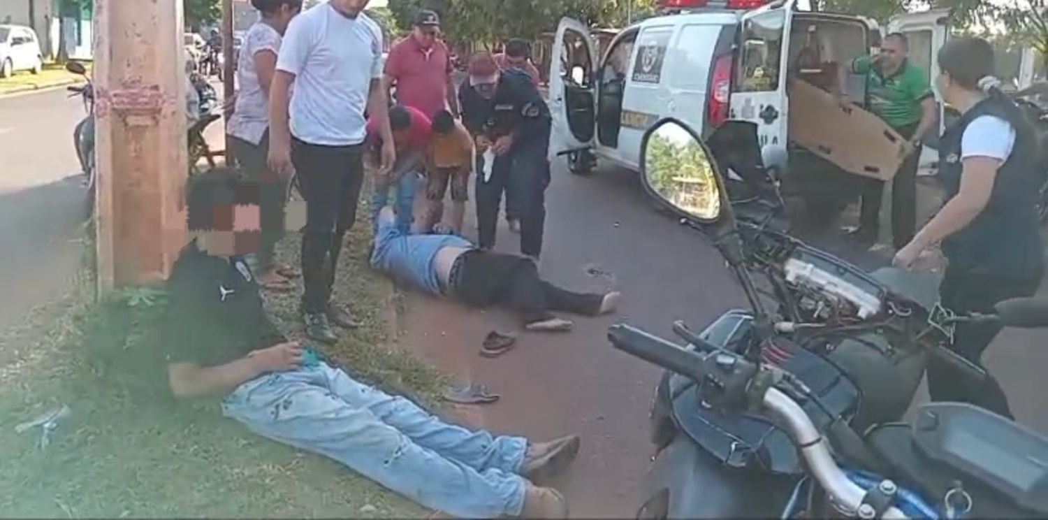Ciclista de 68 años sufre fractura tras ser embestido por motociclista menor en Capitán Bado