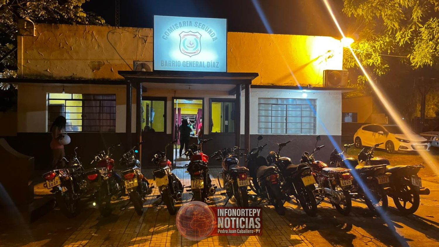 Controles policiales dejan 33 aprehendidos y 37 motocicletas incautadas en Pedro Juan