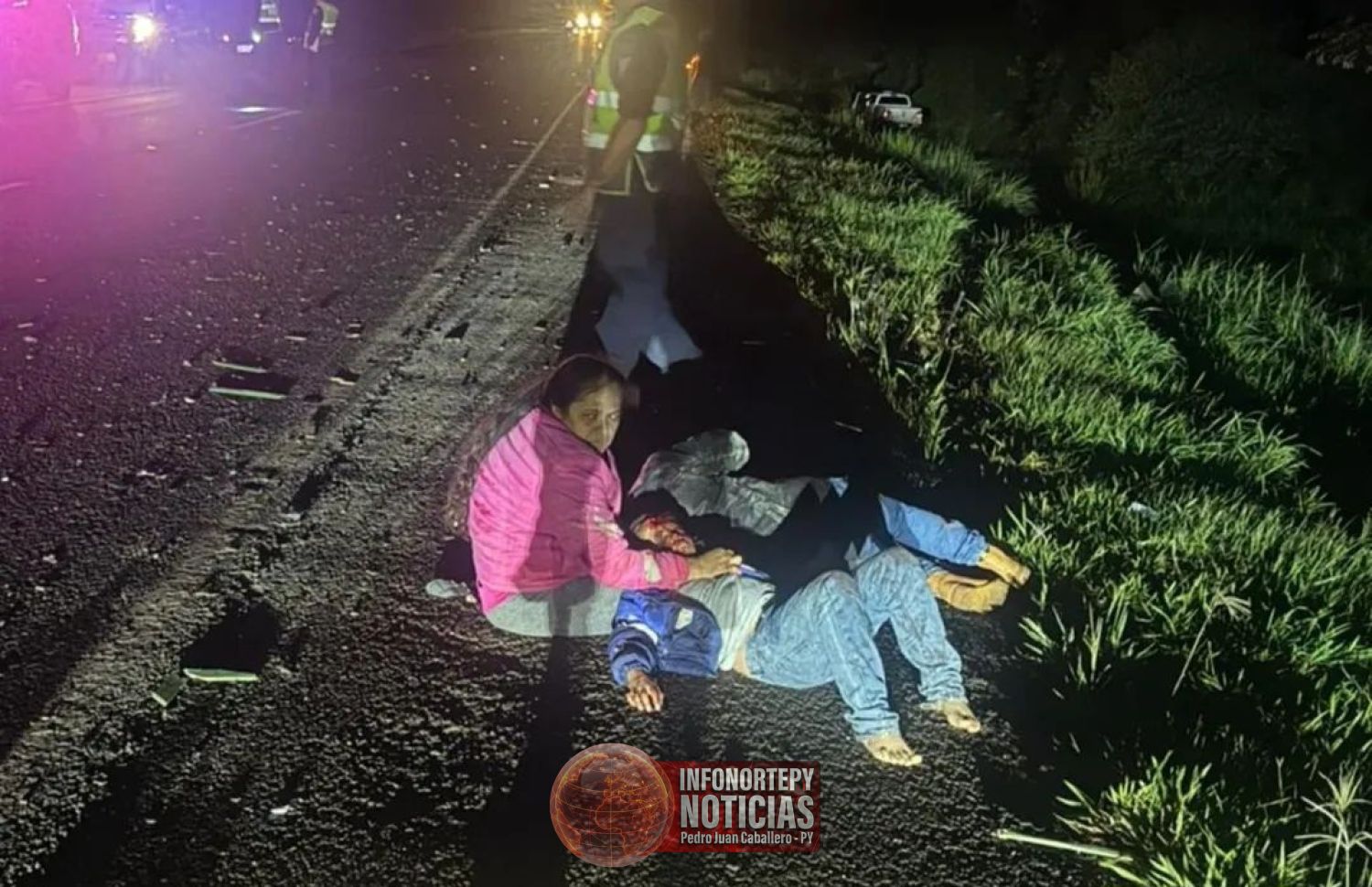 Conductor ebrio provoca grave accidente en Cerro Corá y deja varios heridos