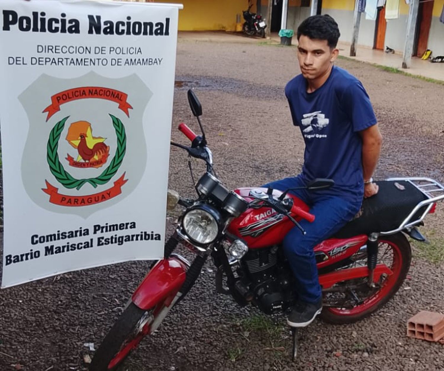 PJC: Joven se entrega a la Policía tras ser identificado por hurto de motocicleta en estacionamiento de Fortis