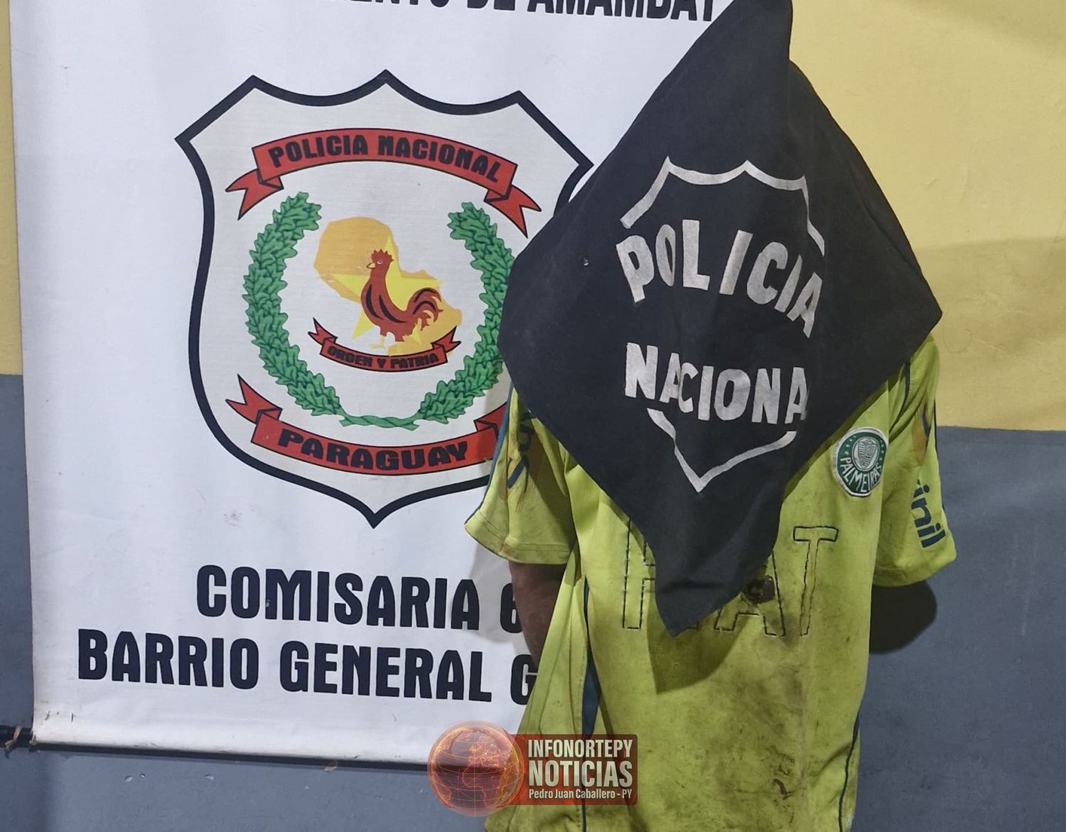 Detienen a un hombre con cuatro órdenes de captura en Pedro Juan