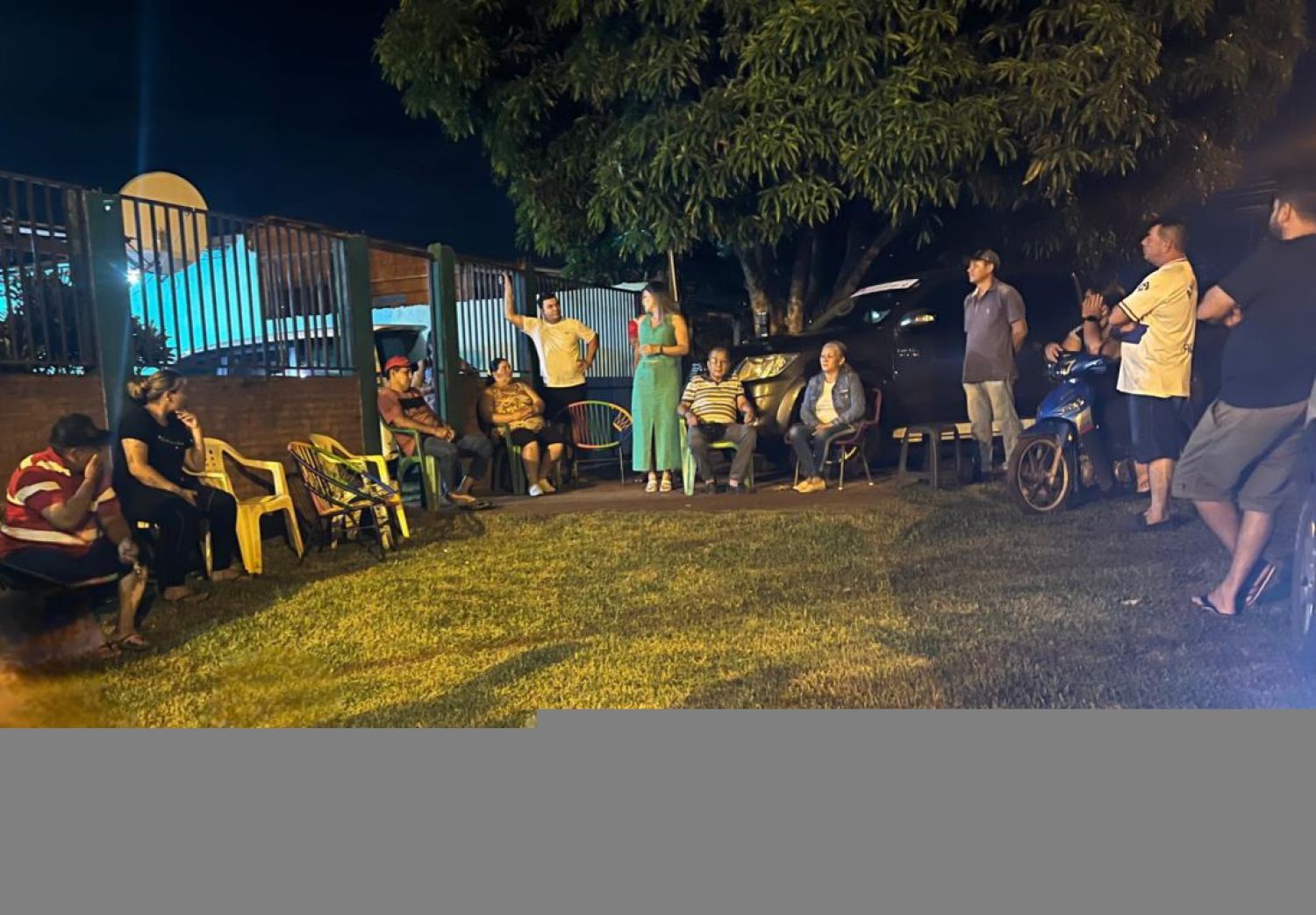 Concejal departamental Gladiz González se reunió con pobladores en Pedro Juan