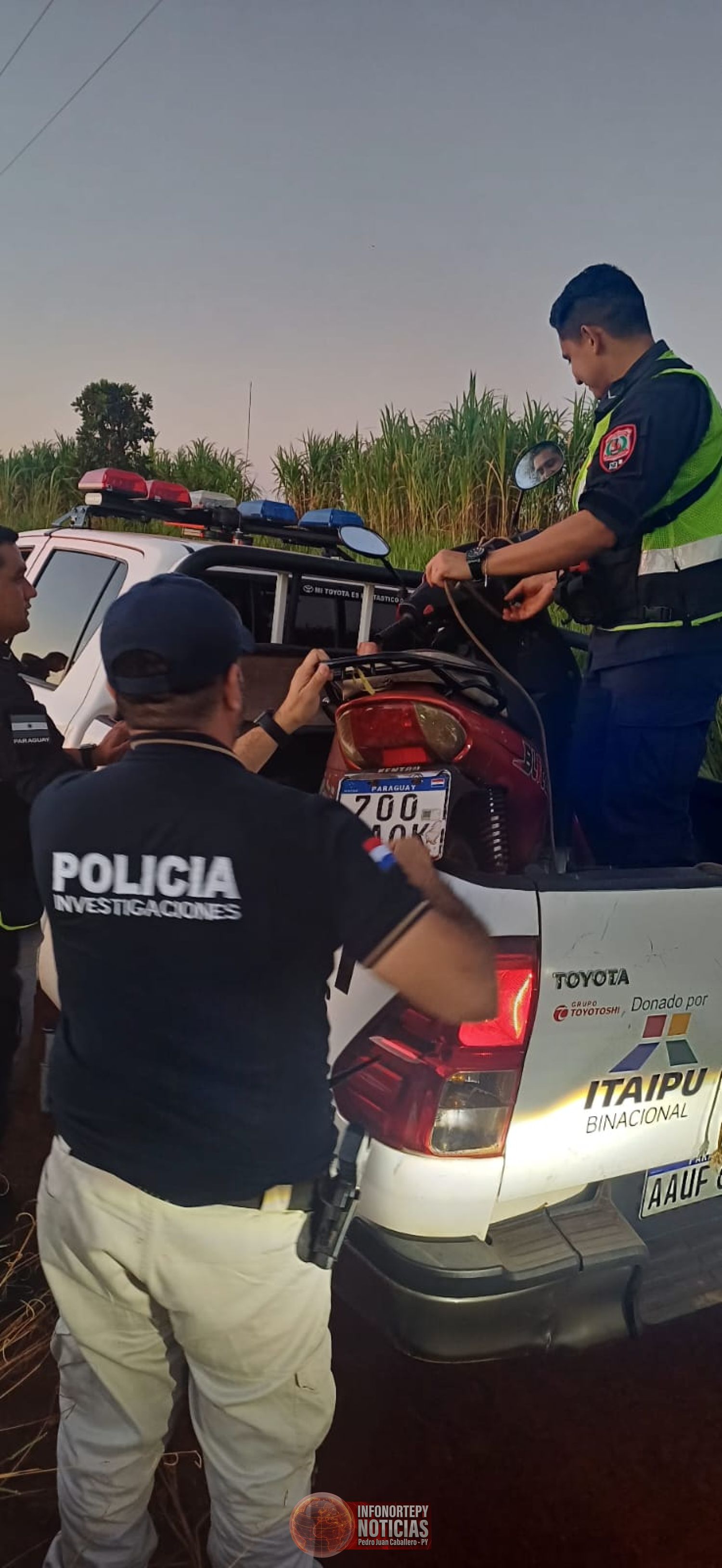 Recuperan motocicleta robada tras rápida acción policial en Cerro Corá