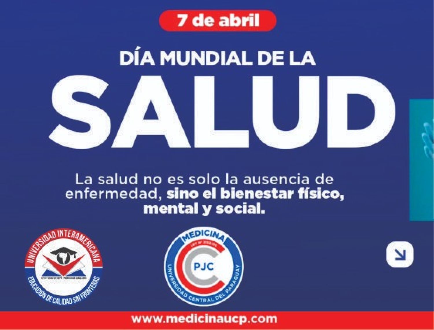 UCP E INTERAMERICANA PROMUEVEN LA CONCIENCIACIÓN EN EL DÍA MUNDIAL DE LA SALUD