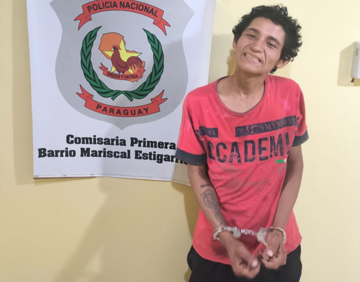 Aprehenden a joven tras intento de hurto en un lavadero de vehículos en Pedro Juan