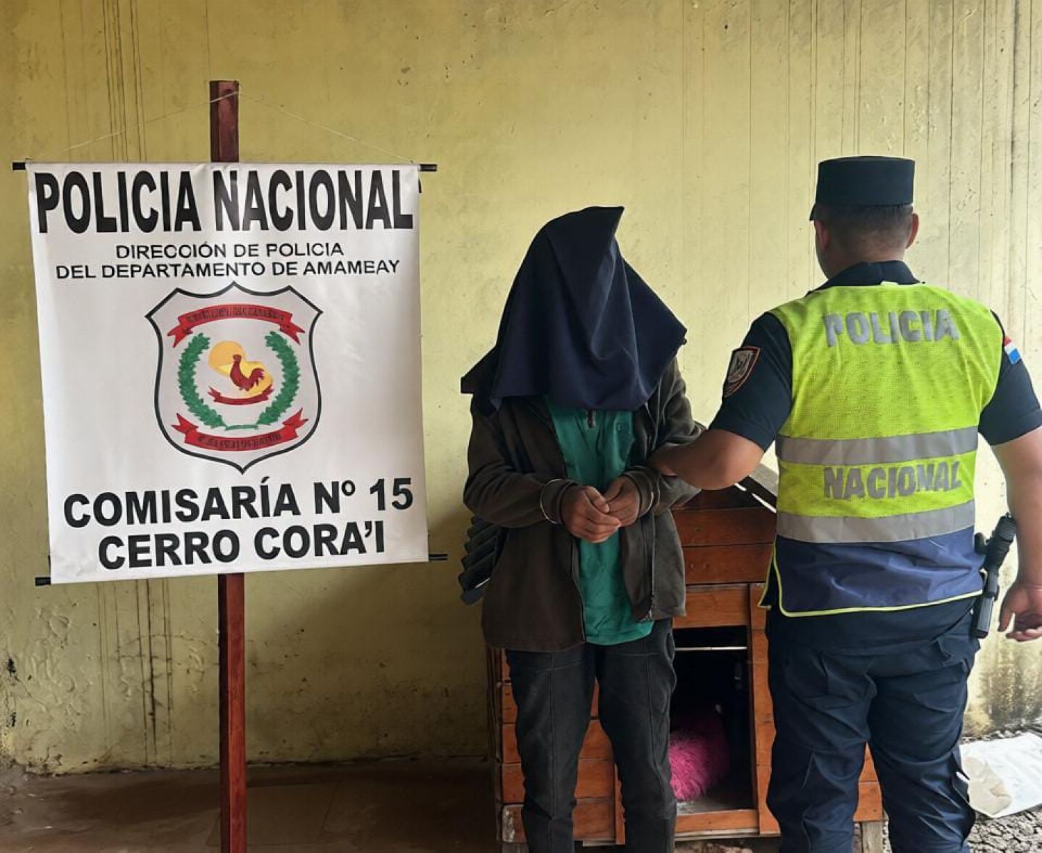 Aprehenden a brasileño tras presunto hurto en vivienda en Pedro Juan
