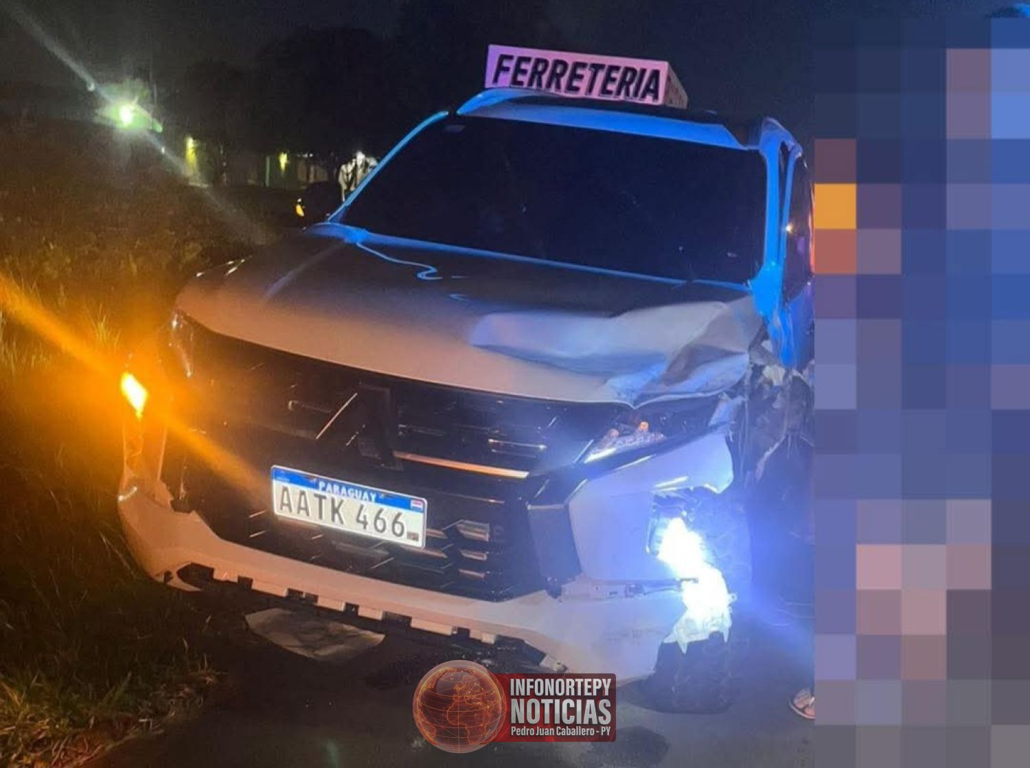 Motociclista fallece tras choque con camioneta en Yby Yaú, el otro involucrado es de Pedro Juan