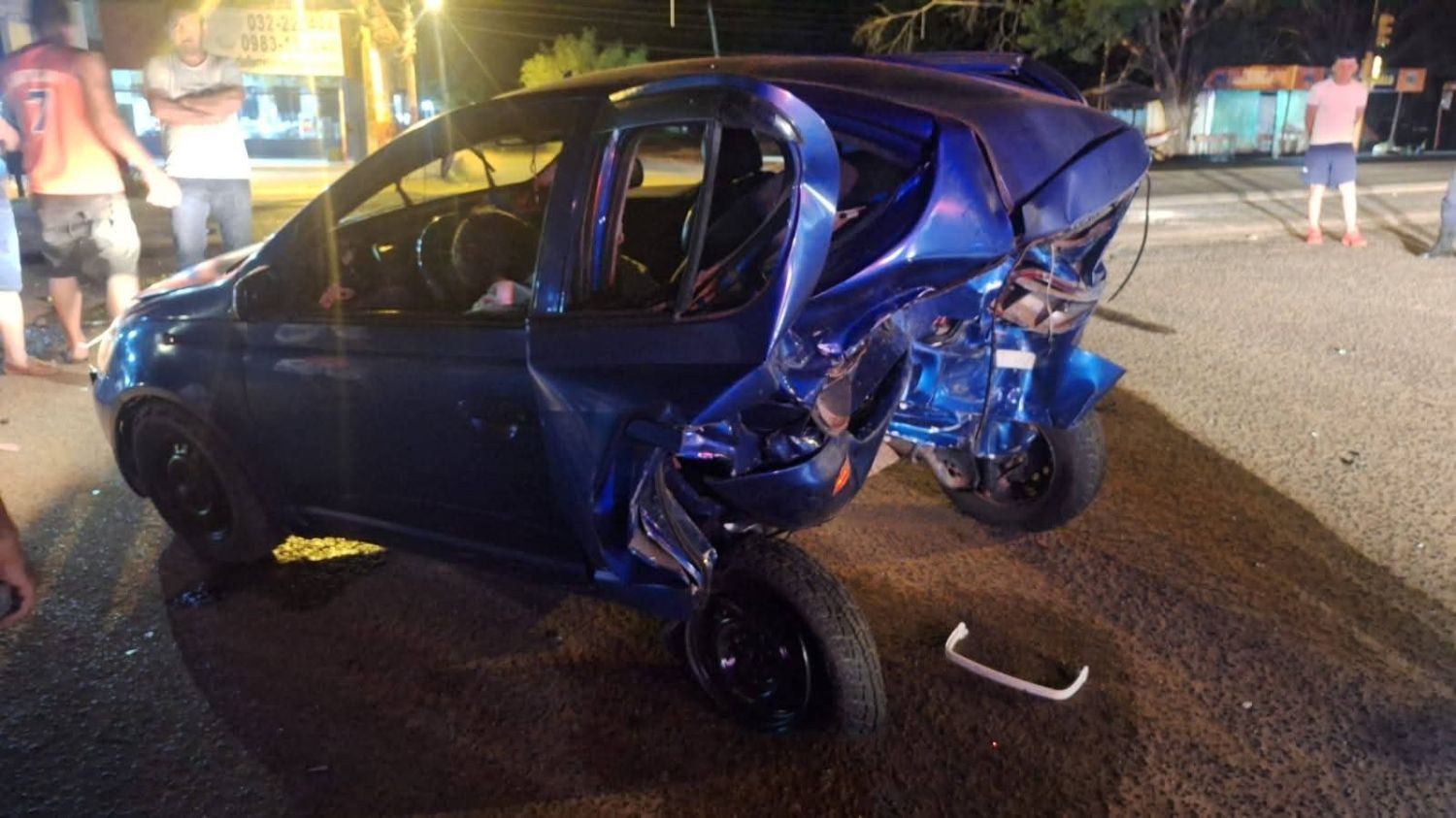 Hombre fallece tras violento choque en semáforo de Horqueta