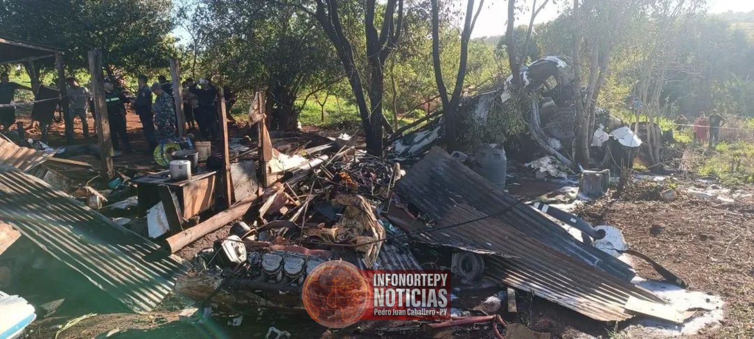 Avioneta que transportaba dinero se estrella en Minga Guazú: un fallecido y tres heridos graves