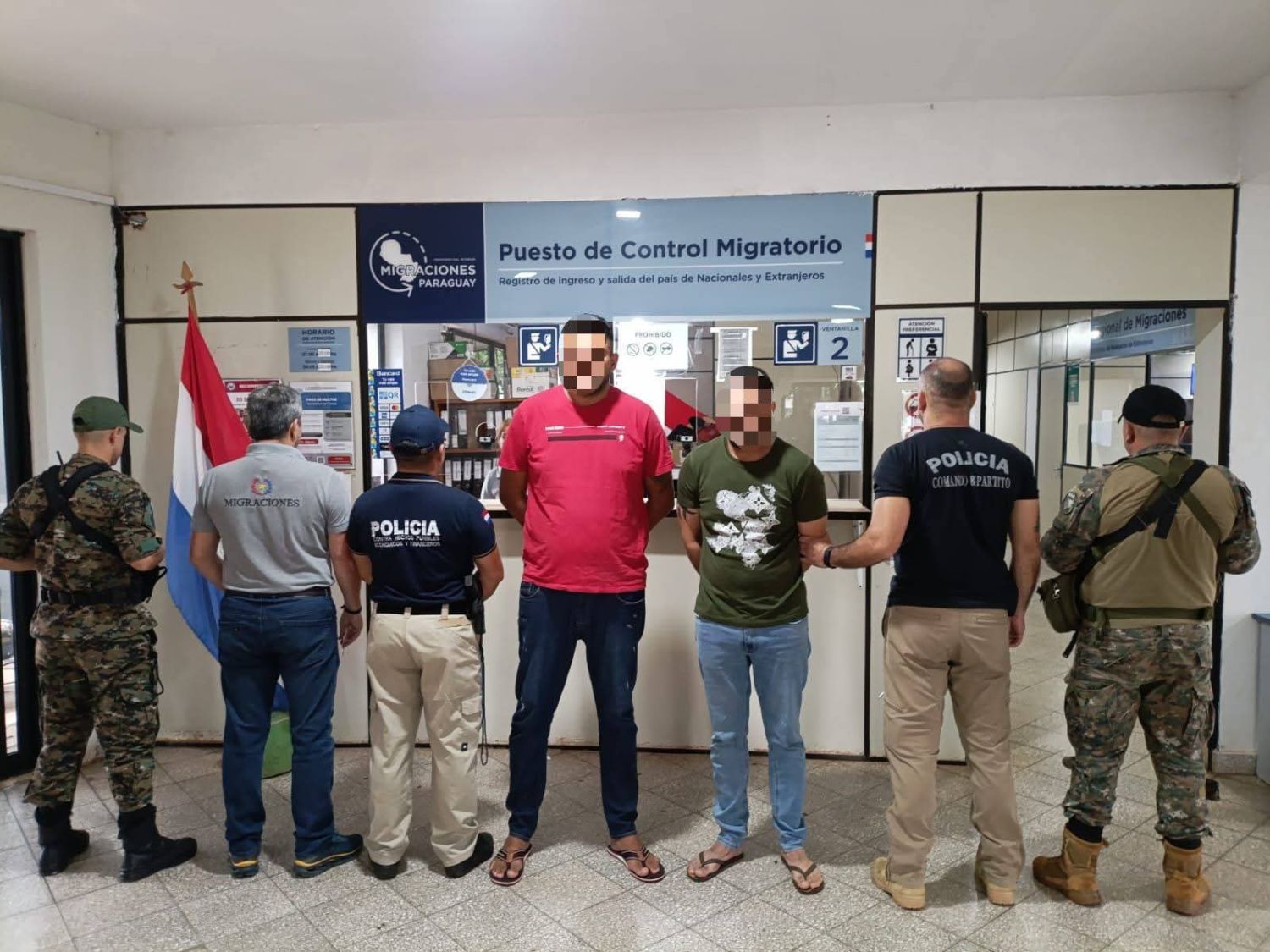 Expulsan a dos brasileños con órdenes de captura vigentes en Pedro Juan